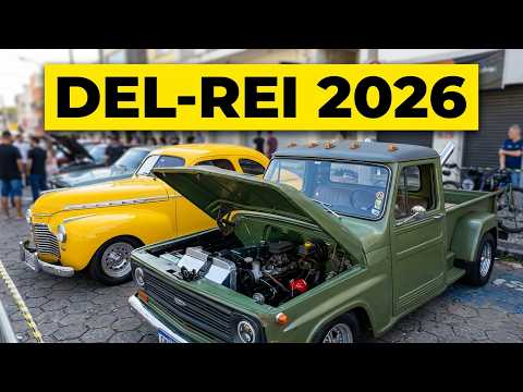 Encontro de Carros Antigos Clássicos Del-Rei – São João del Rei MG 25 a 27 de setembro de 2026