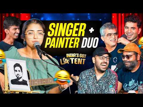 HE PAINTED SAMAY UPSIDE DOWN IN 90 SECONDS | India's Got Latent