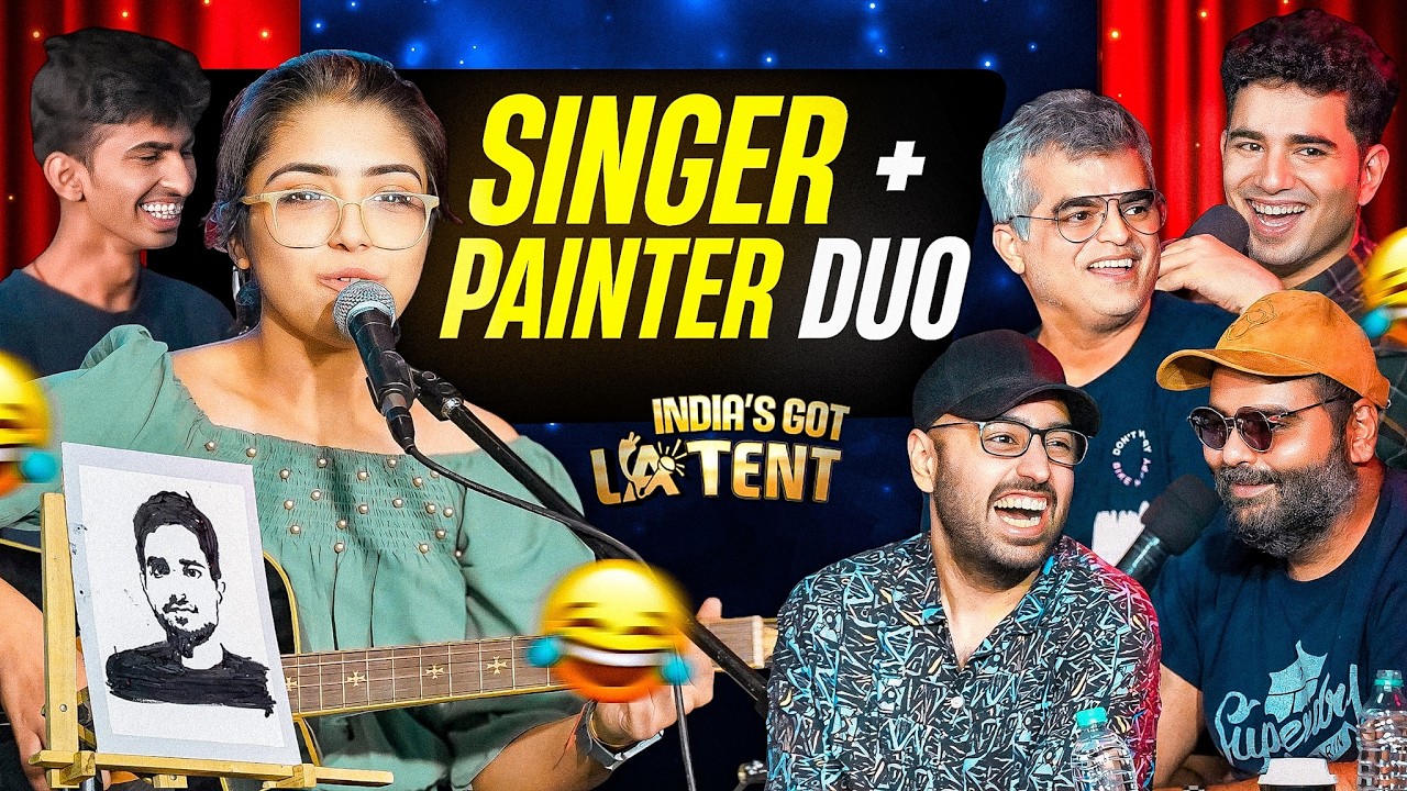 HE PAINTED SAMAY UPSIDE DOWN IN 90 SECONDS | India's Got Latent