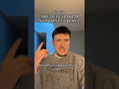 Do other languages have alphabetical order? #language #history #education #didyouknow