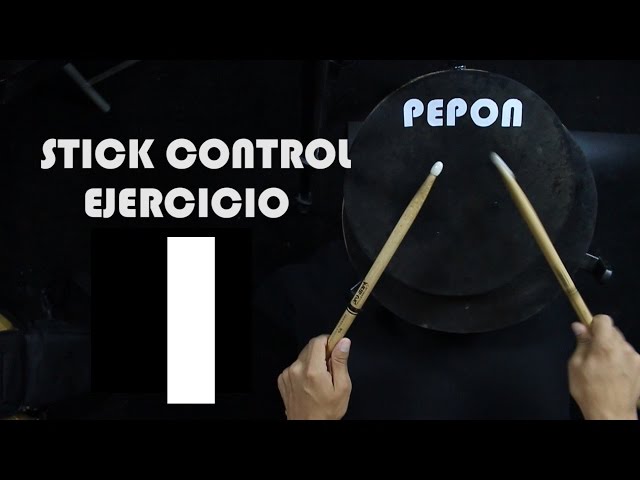 Vídeo relacionado con Stick Control (Spanish Edition). Partituras para Percusión