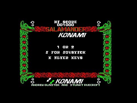 Salamander Review for the Amstrad CPC by John Gage