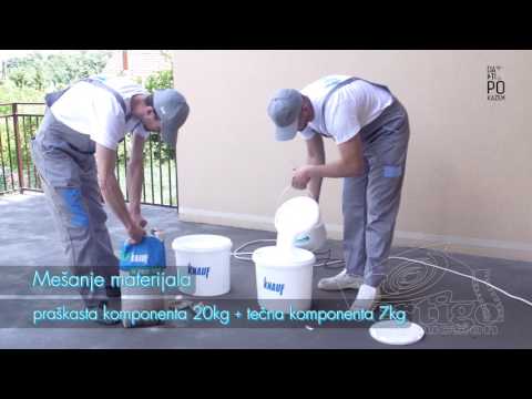 Kako se radi hidroizolacija terase - Knauf