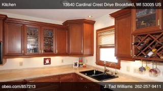 preview picture of video '1340 Cardinal Crest Drive Brookfield WI 53005 - J Tad Williams - Coldwell Banker Elite'