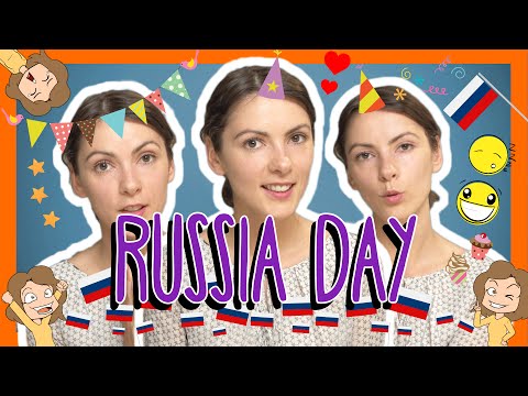 Russian RUSSIA DAY words with Katya