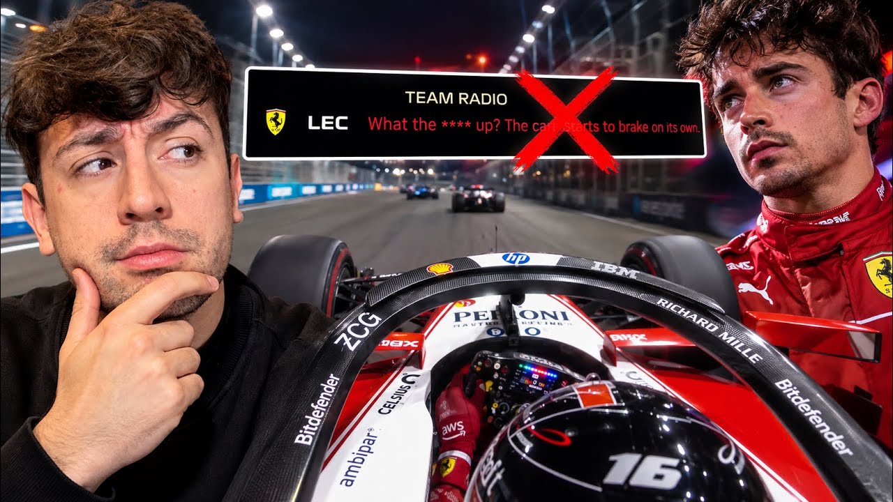 Hanno CENSURATO LECLERC che si lamentava dell’auto che frenava da sola