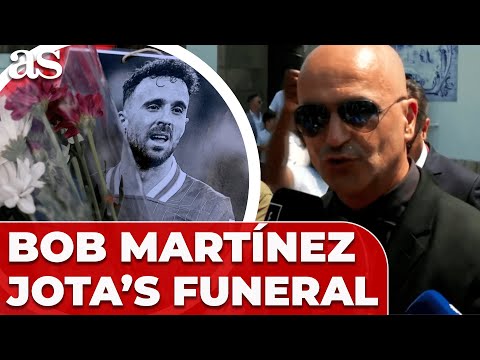 ROBERTO MARTÍNEZ speaks after DIOGO JOTA'S FUNERAL and THANKS the press for their PRESENCE