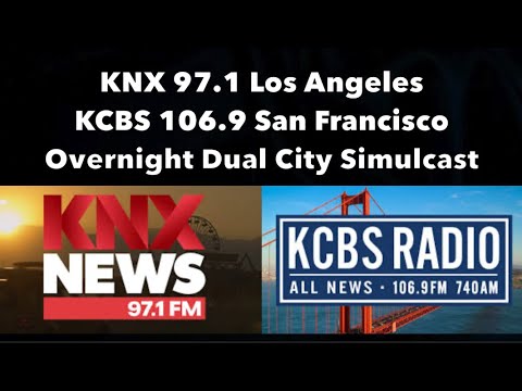 KCBS 106.9 San Francisco - KNX 97.1 Los Angeles - Overnight Simulcast - December 13 2025 - Aircheck