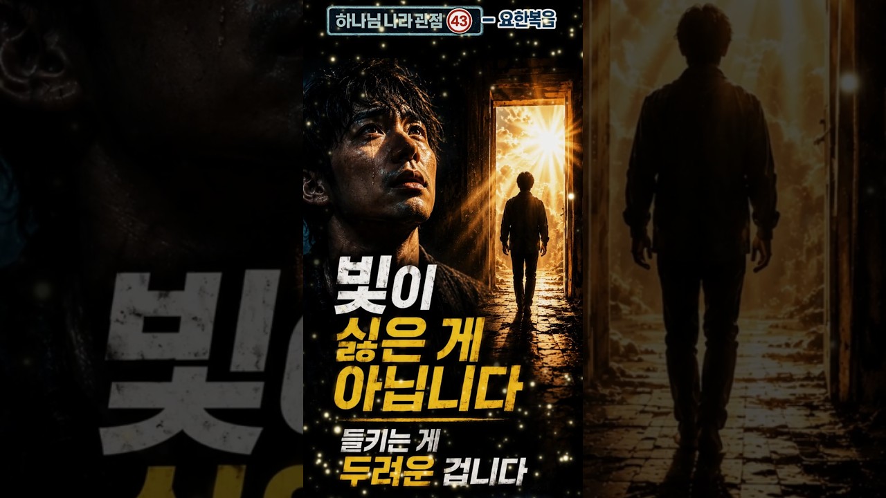 하나님 나라 관점 ㊸ 요한복음 | 왜 우리는 빛을 피할까?