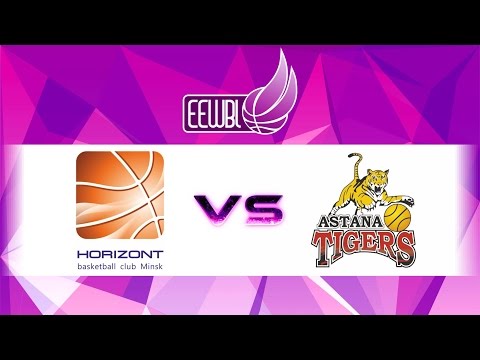 Horizont Minsk vs Astana Tigers - EEWBL 09.01.16 Tallinn