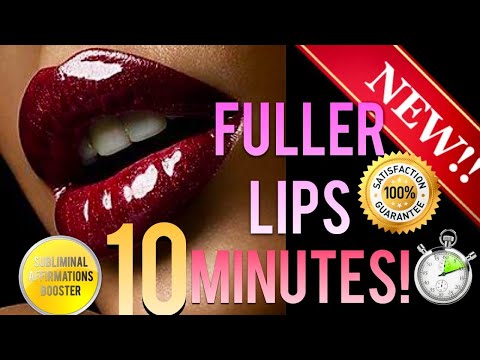 🎧 GROW BIG FULLER LIPS IN 10 MINUTES! - SUBLIMINAL AFFIRMATIONS BOOSTER! - REAL RESULTS! WORKS FAST!