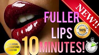 🎧 GROW BIG FULLER LIPS IN 10 MINUTES! - SUBLIMINAL AFFIRMATIONS BOOSTER! - REAL RESULTS! WORKS FAST!