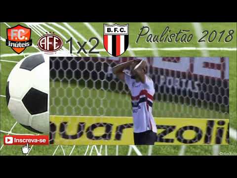 Ferroviária 1 x 2 Botafogo-SP (HD) - Melhores momentos e gols - Paulistão 2018