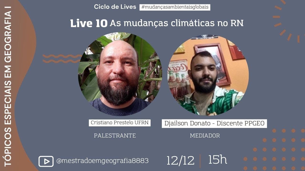 "As mudanças climáticas no RN"