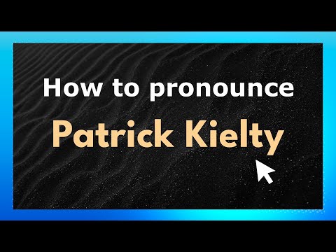 Learn How to Pronounce Patrick Kielty (Ireland/Irish Pronunciation)