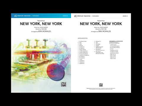 Theme from New York, New York, arr. Erik Morales – Score & Sound