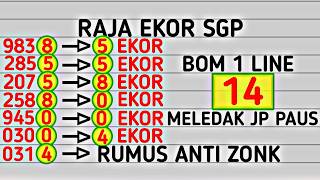 RUMUS JITU SGP KEPALA EKOR HARI INI || PREDIKSI SGP 17 OKTOBER 2026 || BOCORAN S