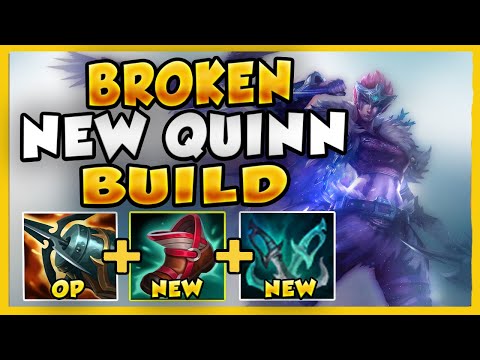 RANK 1 QUINN ABUSE THIS NEW QUINN BUILD BEFORE IT GETS NERFED! (BROKEN STRATEGY) - League of Legends