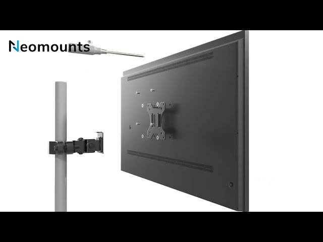 Vidéo teaser pour Neomounts FL40-430BL11 TV pole mount - full motion