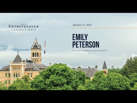 Executive Leadership Speaker Series: Emily Peterson - YouTube