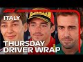 Thursday Drivers' Wrap | 2023 Italian Grand Prix