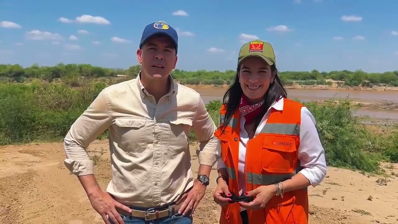 Authorities verify works of the Bioceanic Corridor in Pozo Hondo