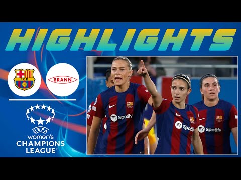 HIGHLIGHTS All Goal Barcelona vs SK Brann UEFA Women's Champions League 2023-24 Quarter-final