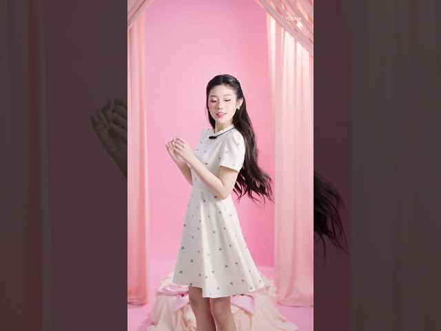 PH10X019 - Đầm thô vân chéo nơ nhí