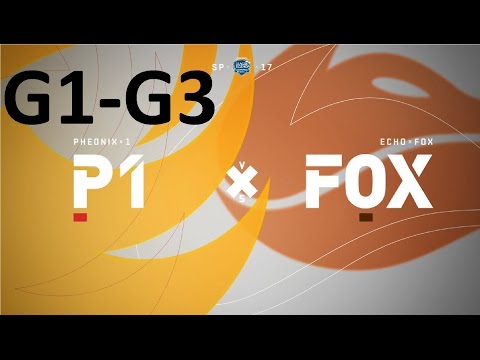P1 vs FOX Game 1-3 Highlights - 2017 NALCS SPRING SPLIT - WEEK 7 DAY 2 - FULL HIGHLIGHTS