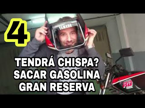 #4 Rescate Yamaha RD 80 TENDRÁ CHISPA??⚡ Sacar gasolina super gran reserva💀 Moto parada 17 años😬