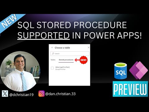 Power Apps Now Supports SQL Stored Procedures