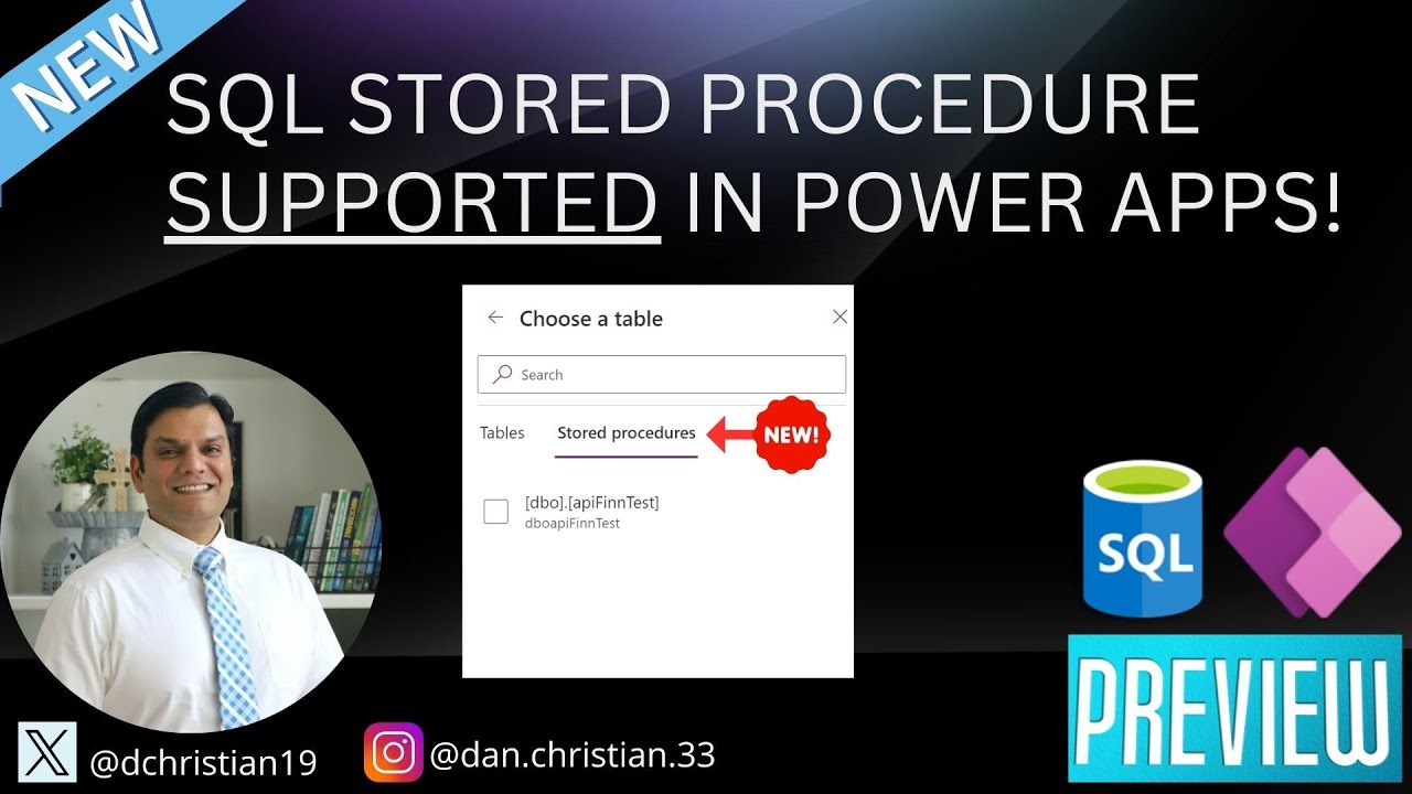 Power Apps Now Supports SQL Stored Procedures