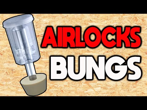 11. How to USE BUNGS & AIRLOCKS (Extract Homebrew)