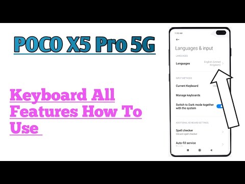 POCO X5 Pro 5G || Keyboard Settings How To Enable And Use