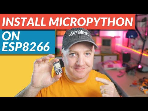 YouTube Thumbnail for Install MicroPython on ESP8266 & ESP32