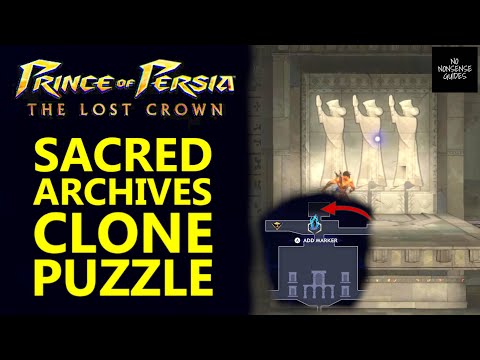 Prince of Persia Lost Crown Sacred Archives Clone Puzzle - Temple of Knowledge Portal Puzzle