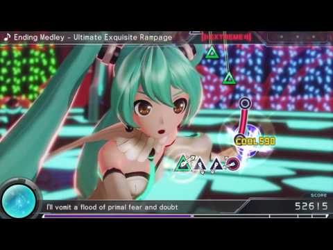 Hatsune Miku: Project DIVA X (PS4) - Ending Medley - Ultimate Exquisite Rampage (Extreme) - Perfect