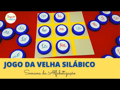 JOGO DA VELHA SILÁBICO ( 3 Atividades de Formação de Palavras ) - Fazendo Leitura -