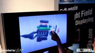 CAD model demonstration on HoloVizio 80WLT