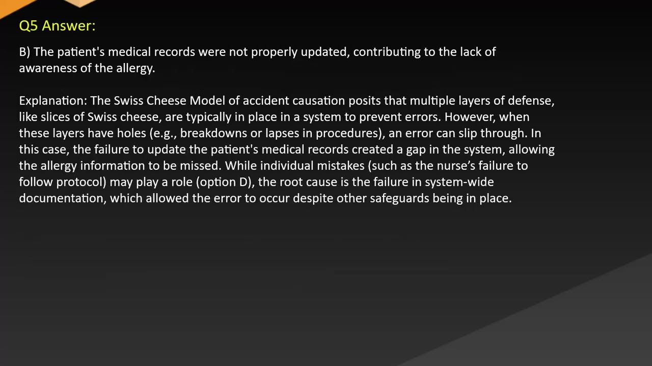 Certified Professional in Patient Safety Free Practice Questions