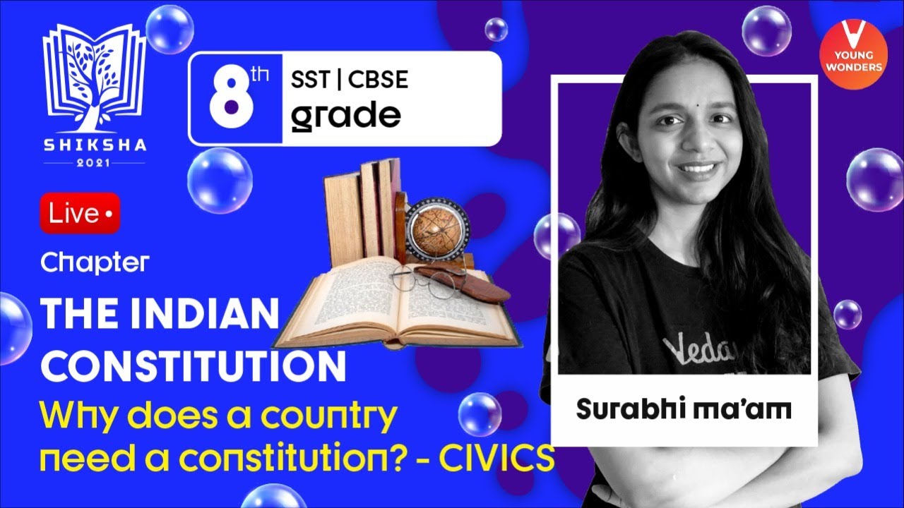 The Indian Constitution - Why Does A Country Need A Constitution? | Class 8 Civics | Surabhi Ma'am