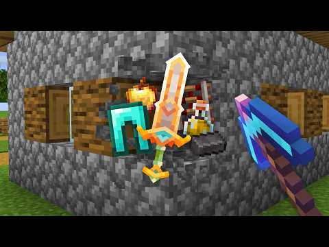 Minecraft Hunger Games, But All Drops Are Random