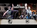 MKX Vs MK Mobile SUB ZERO Every Move Sets Brutality X Ray Side By Side Comparison