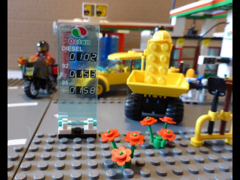 7993 Lego City Tankstelle Waschstraße YellowSteiny