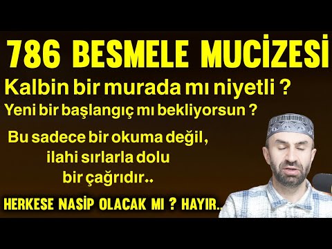 786 Besmele Mucizesi ile Yeniden Başla.! 7 Gün Boyunca Devam et bak nelere şahit olacaksın deniyor..