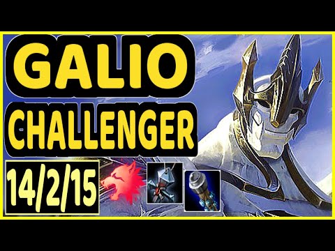 MAGIFELIX (GALIO) - 14/2/15 KDA CHALLENGER GAMEPLAY - EUW
