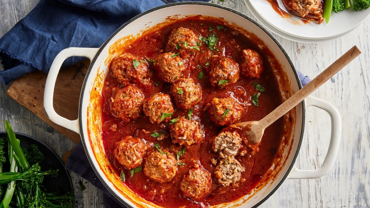 Porcupine Meatballs in Tomato Soup Recipe myfoodbook