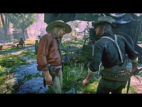 John Protects Jack from Micah / Hidden Dialogue / Dead Redemption 2