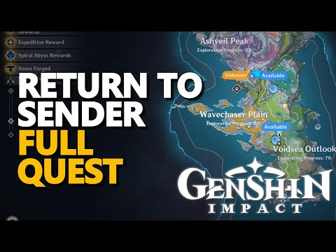 Return to Sender Genshin Impact FULL QUEST