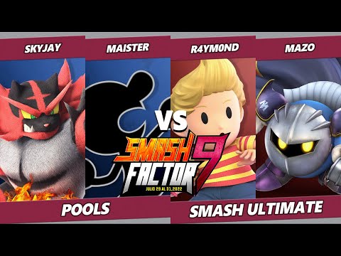 Smash Factor 9 - Skyjay & Maister Vs. R4YM0ND & MaZo - SSBU Ultimate Tournament